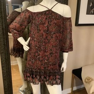 Aqua mini dress